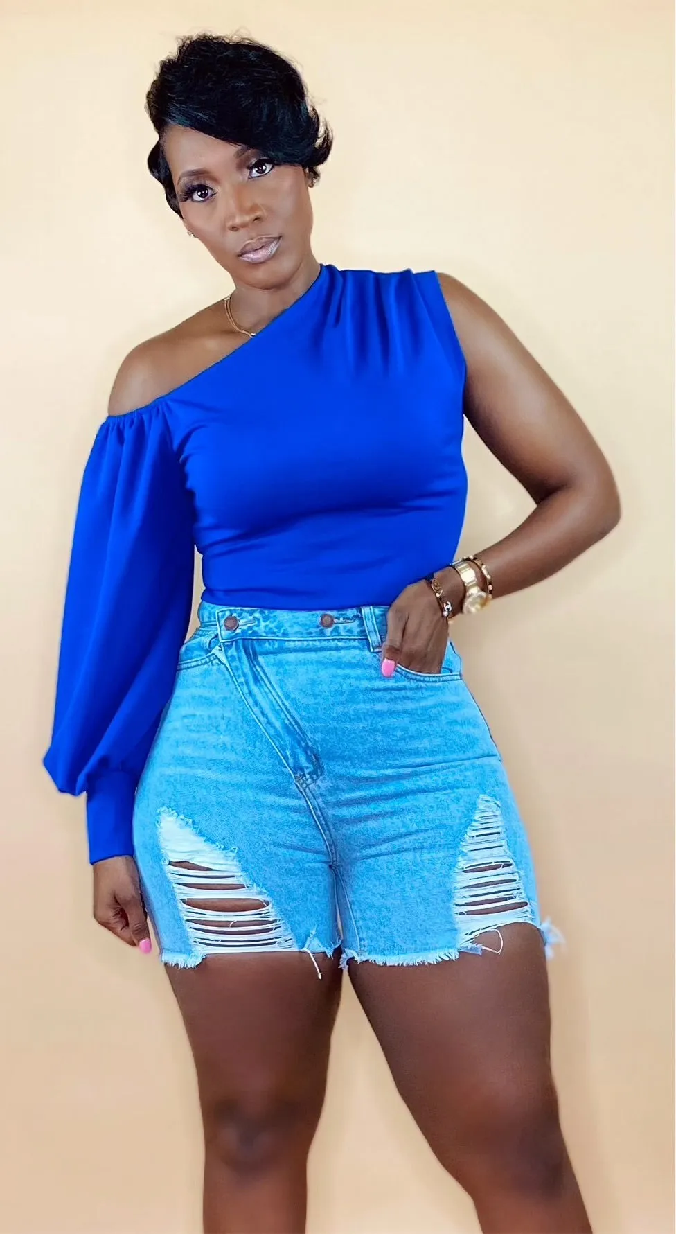 LAVISH TOP (ROYAL BLUE)
