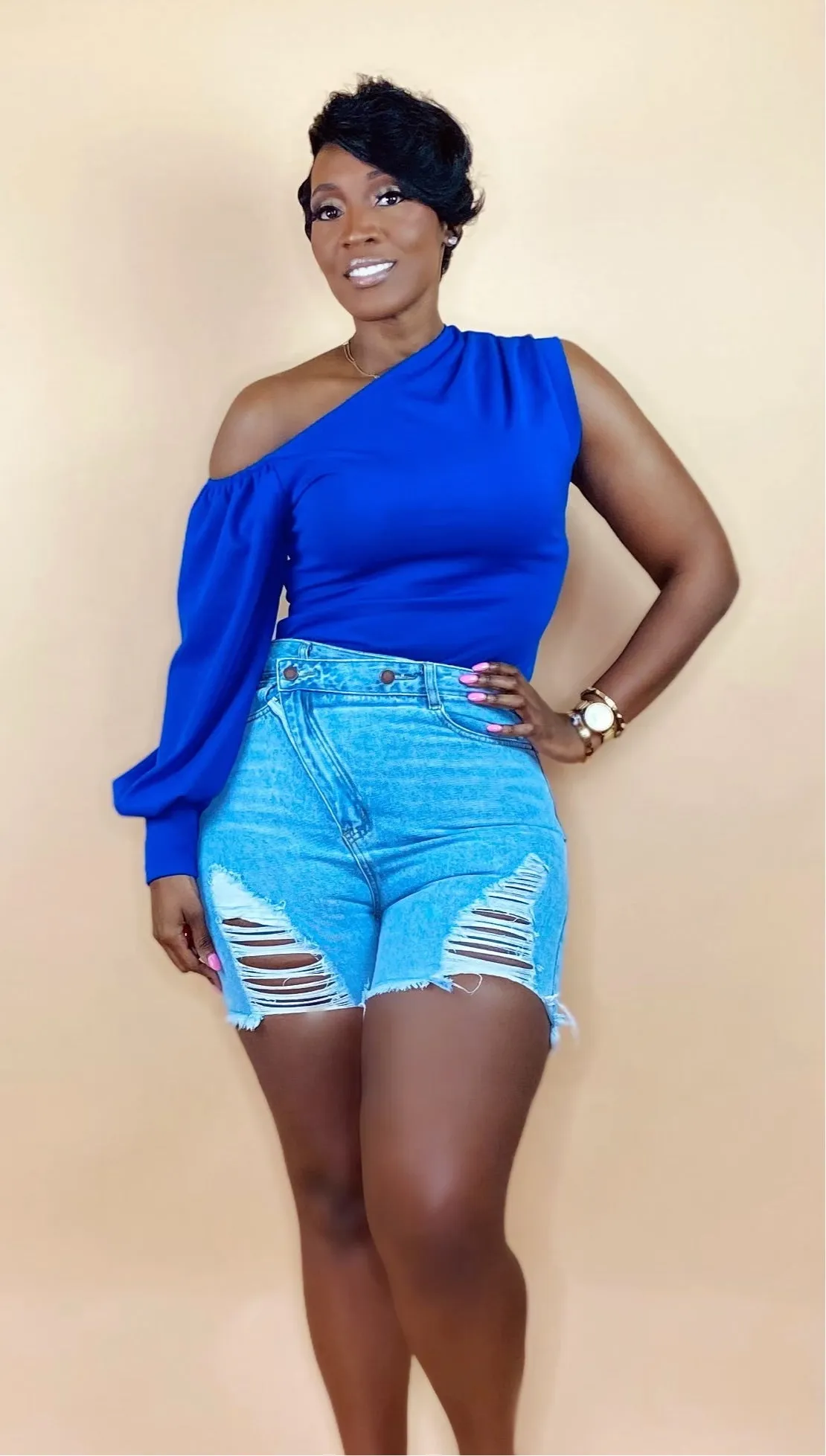 LAVISH TOP (ROYAL BLUE)