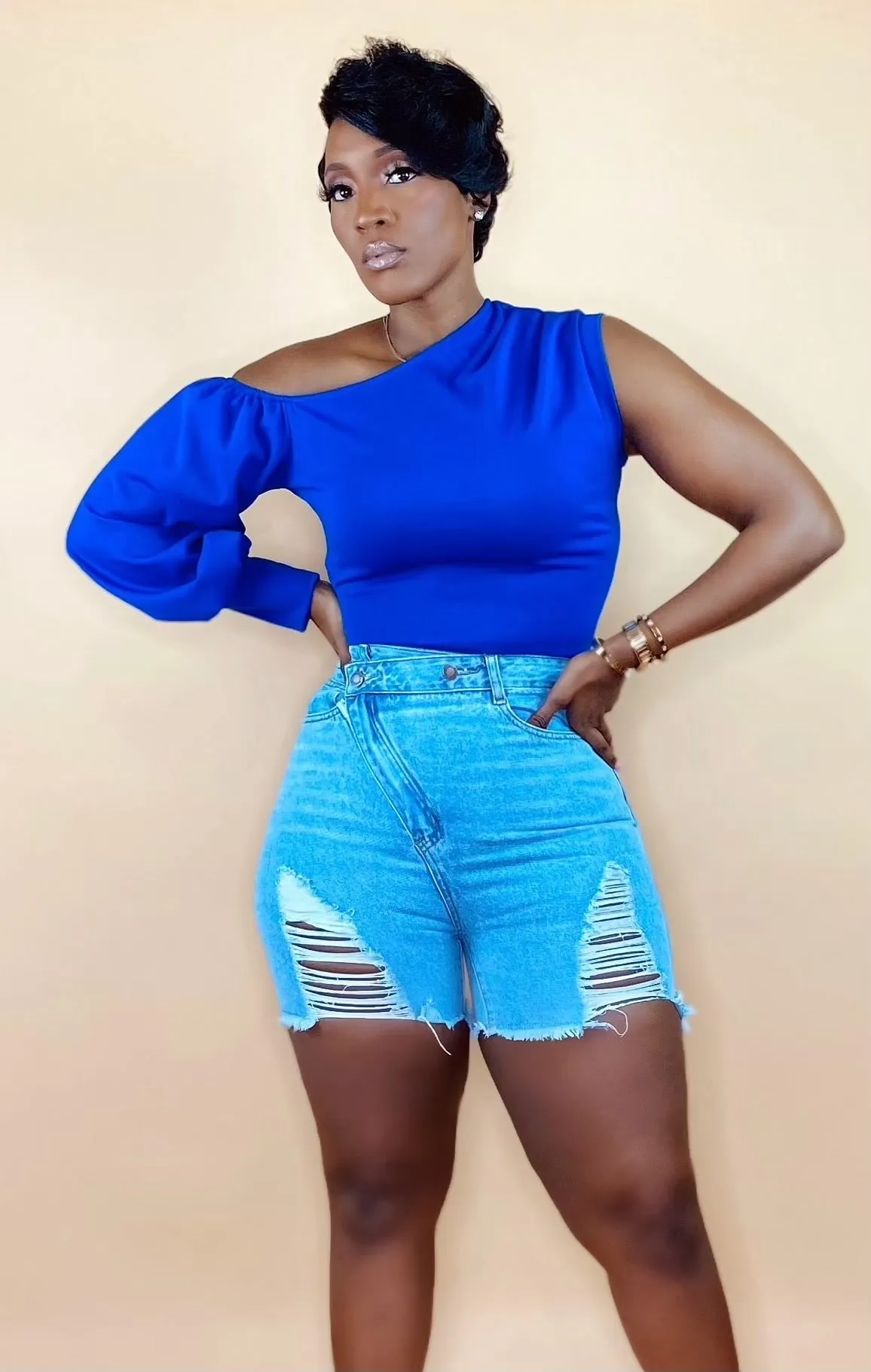 LAVISH TOP (ROYAL BLUE)