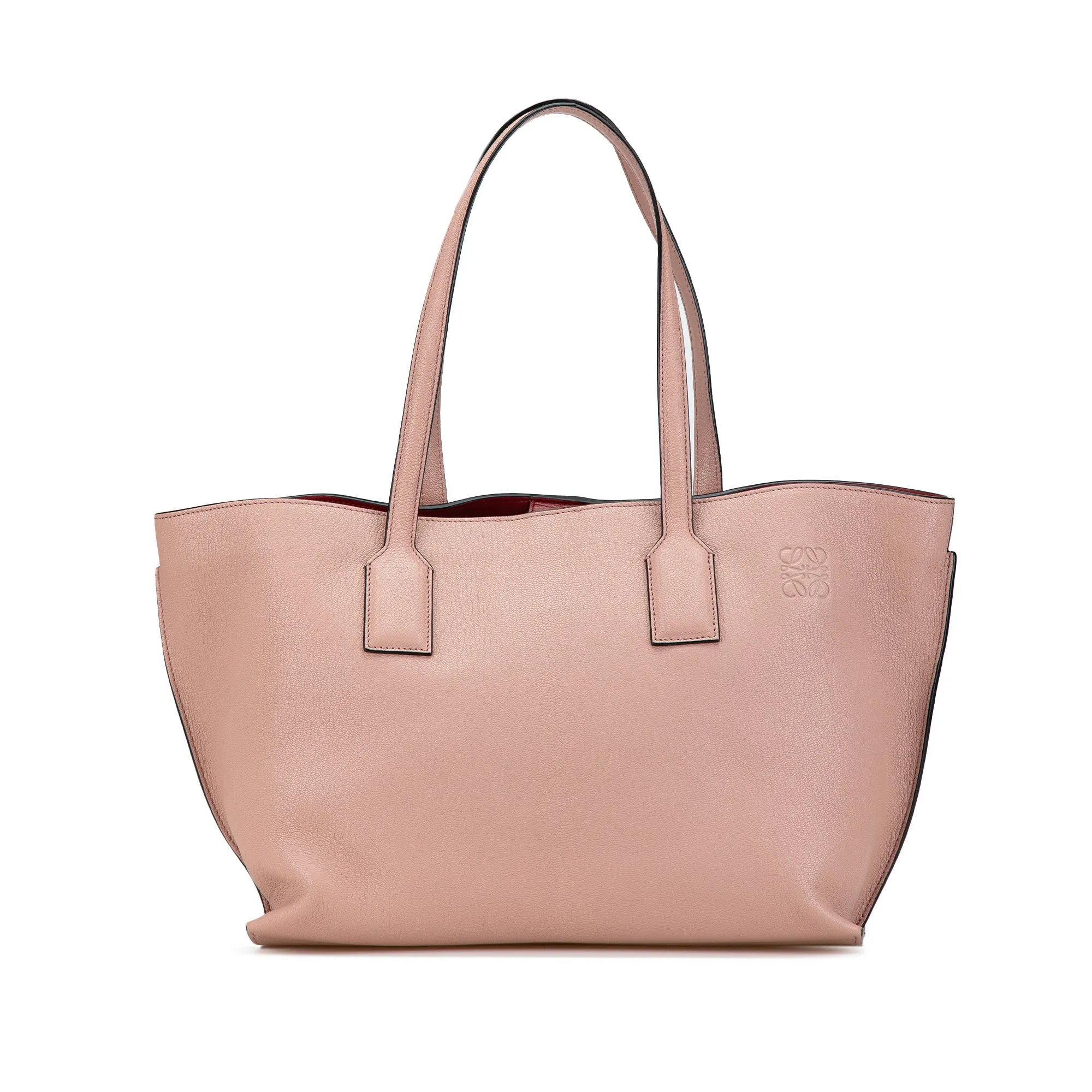 Leather Anagram T Shopper Tote