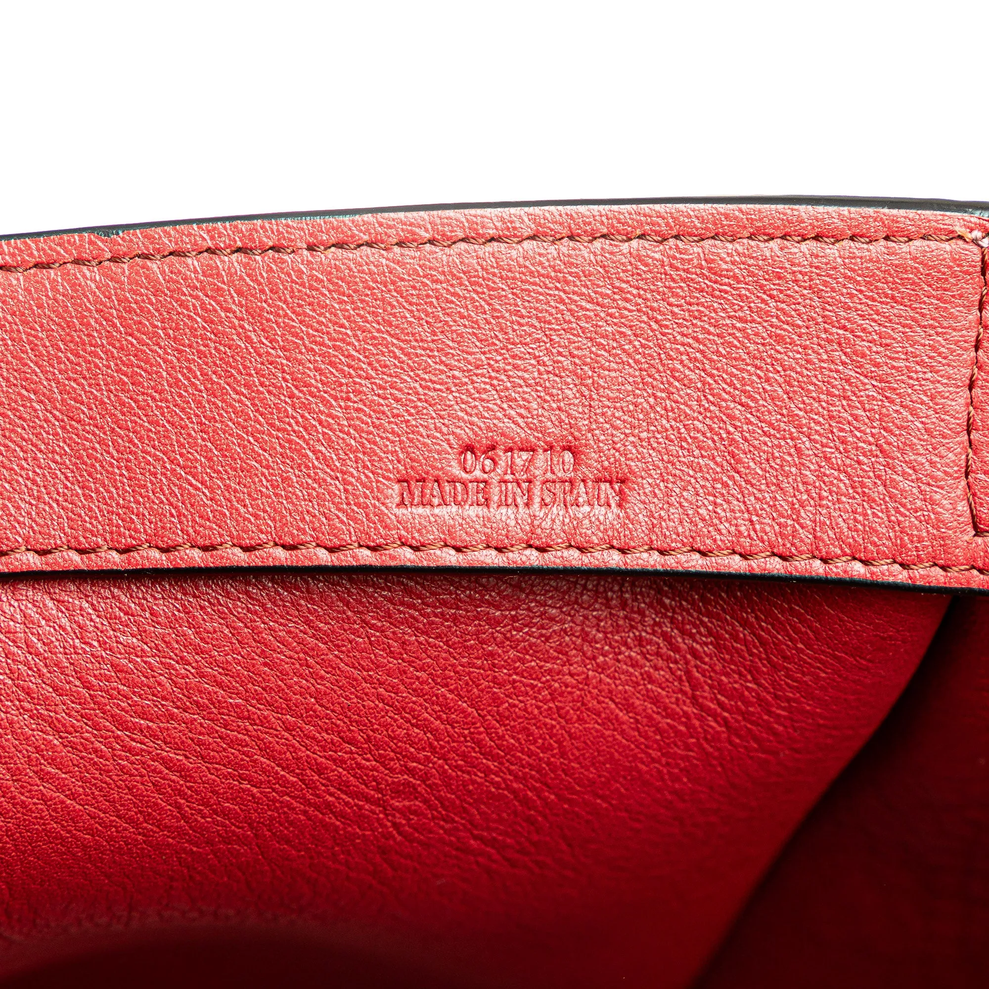 Leather Anagram T Shopper Tote