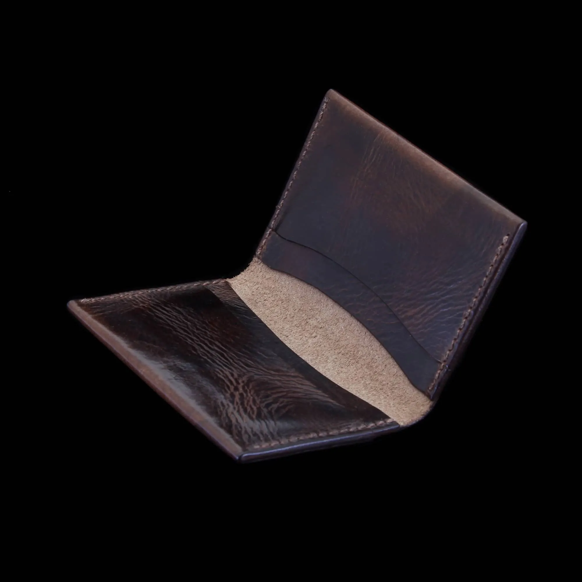 Leather Card Wallet, Military 103