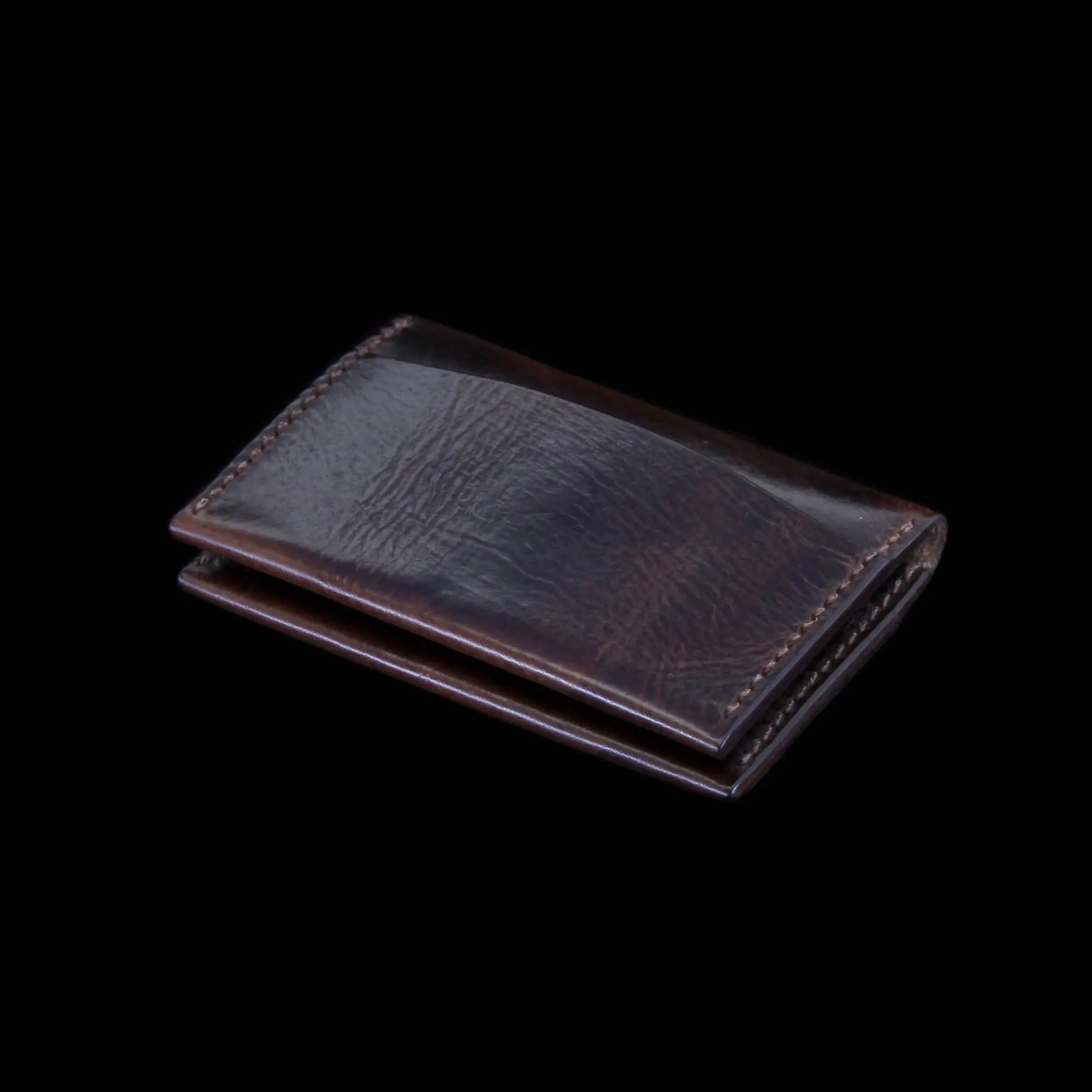 Leather Card Wallet, Military 103
