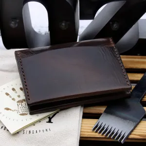 Leather Card Wallet, Military 103