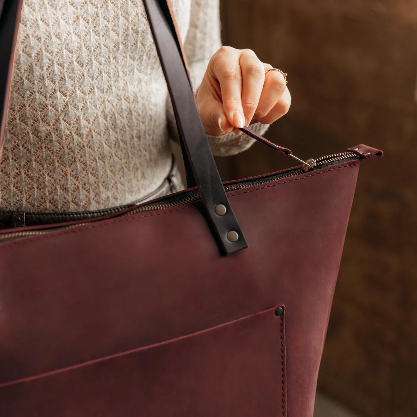 Leather Tote Bag - Limited Edition