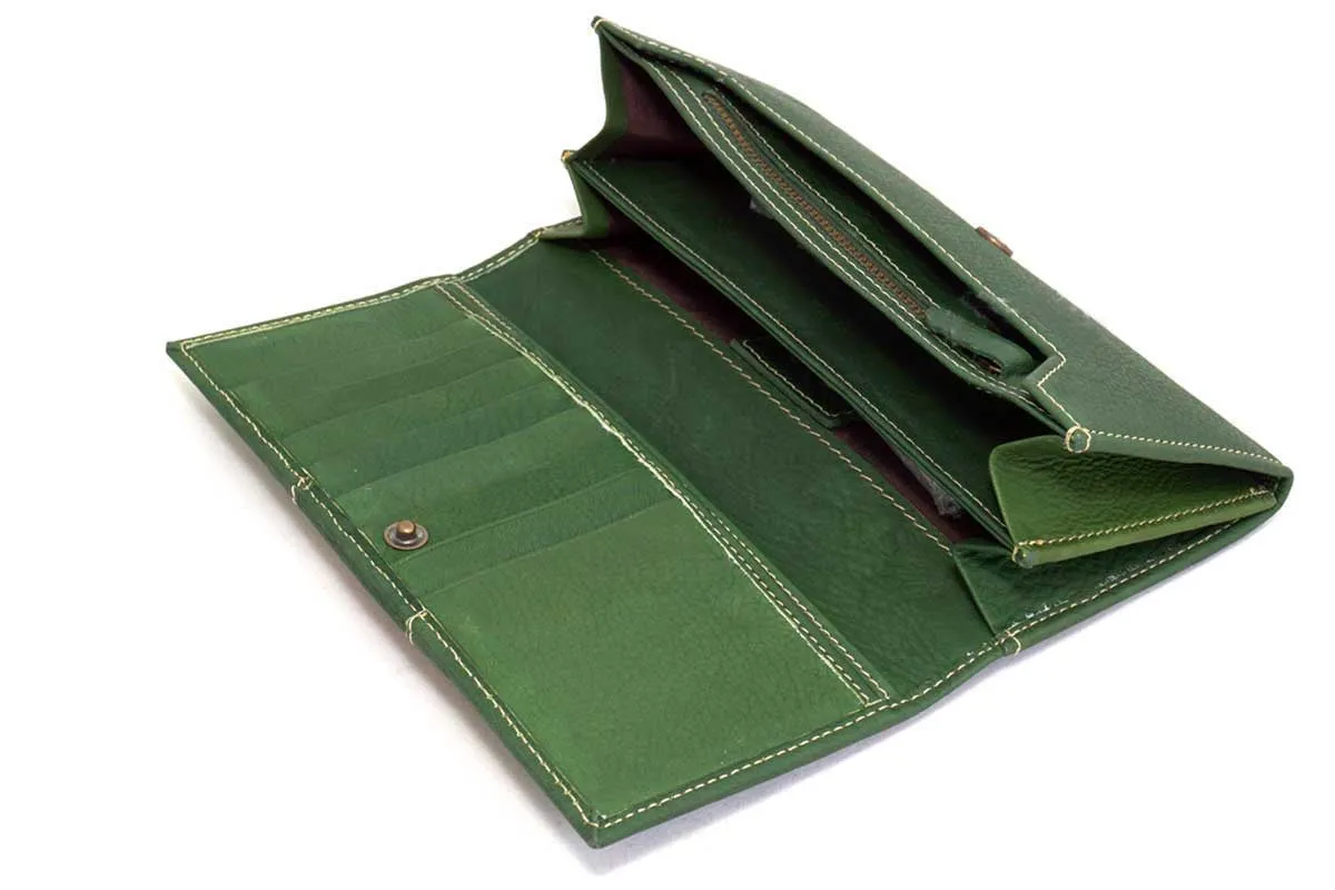 Leather Wallet Lisu Appliqué