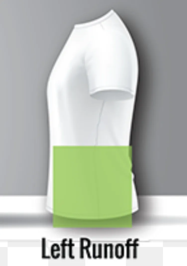 Left run-off design