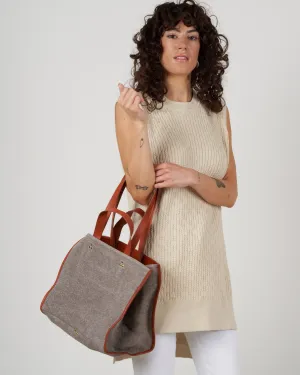 leon l bag - gris