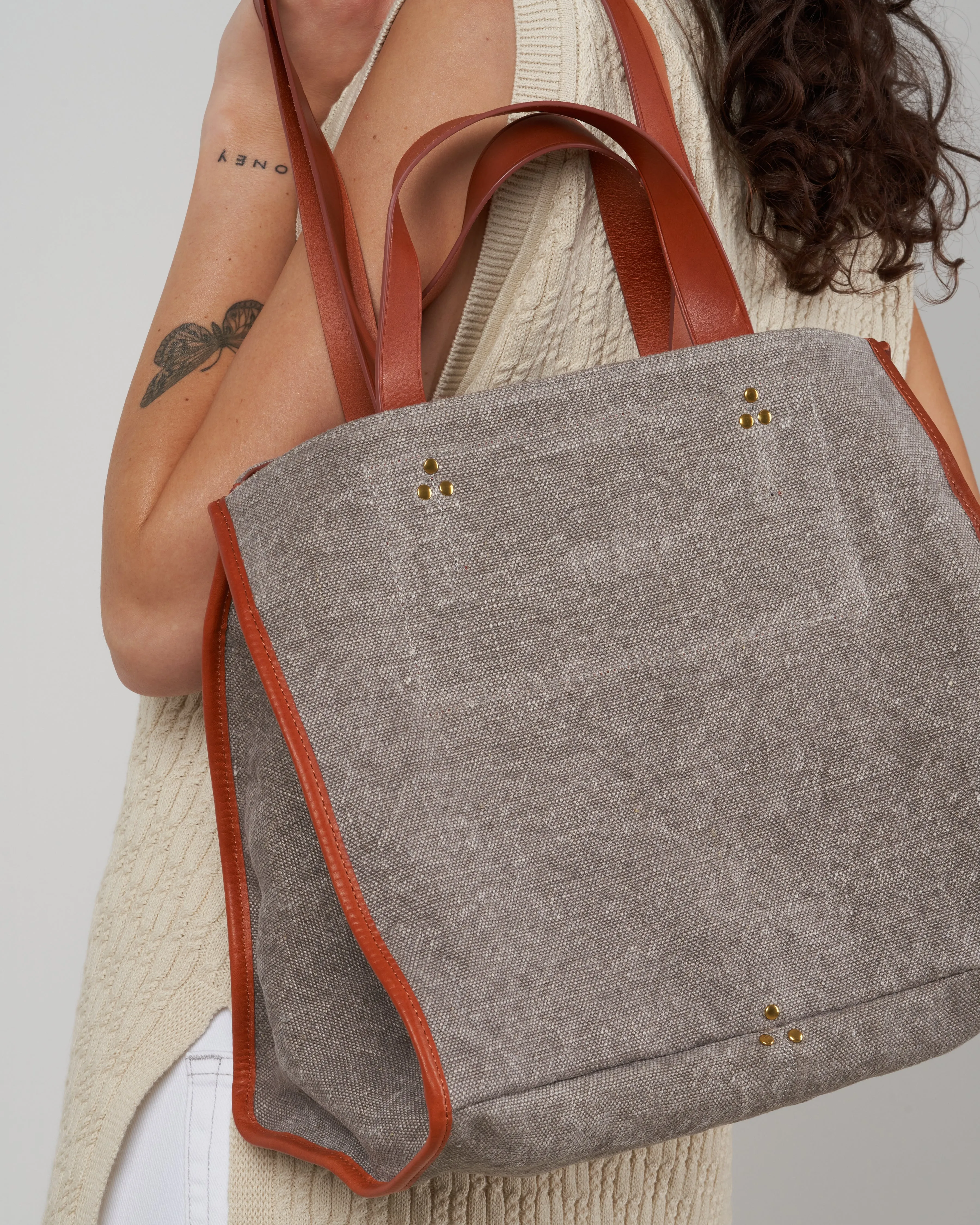 leon l bag - gris