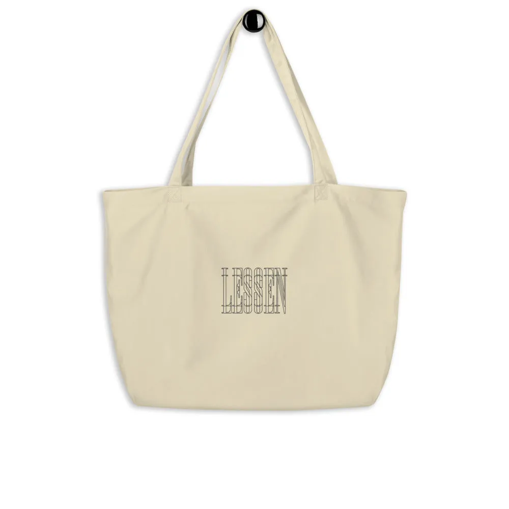 LESSEN ECO FRIENDLY TOTE (OYSTER)