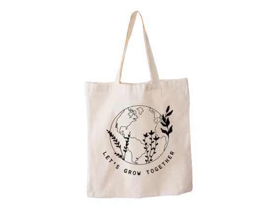 Let's Grow Together Reusable Bag