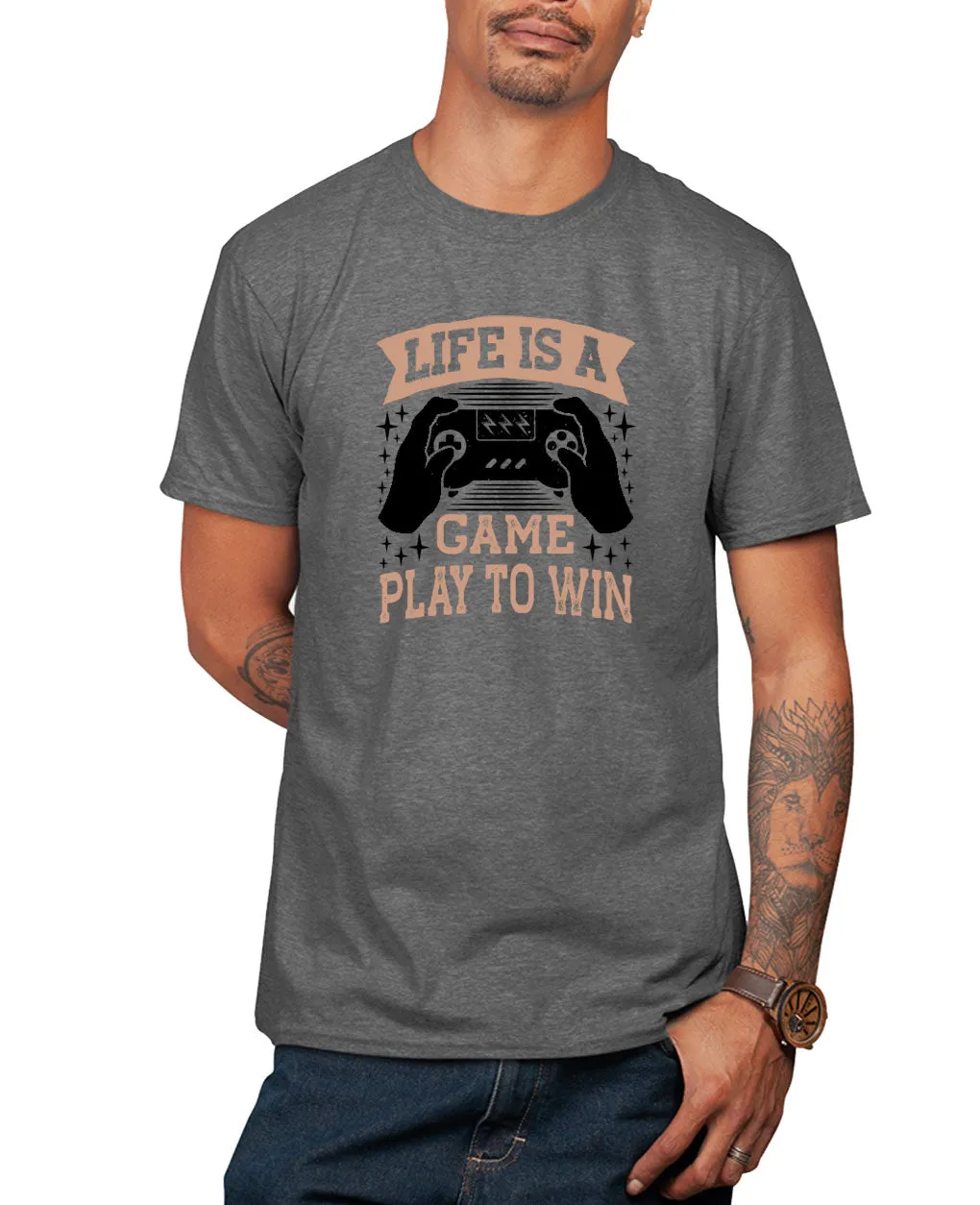 Life is a game, play to win t-shirt funny gaming t-shirt