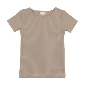 Lil Legs Short Sleeve T-Shirt - Taupe