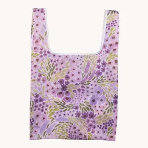 Lilac Floral Reusable Bag