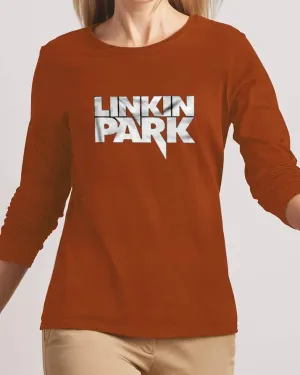 Linkin Park New Fashion Red High Graphic Round Neck T-shirt