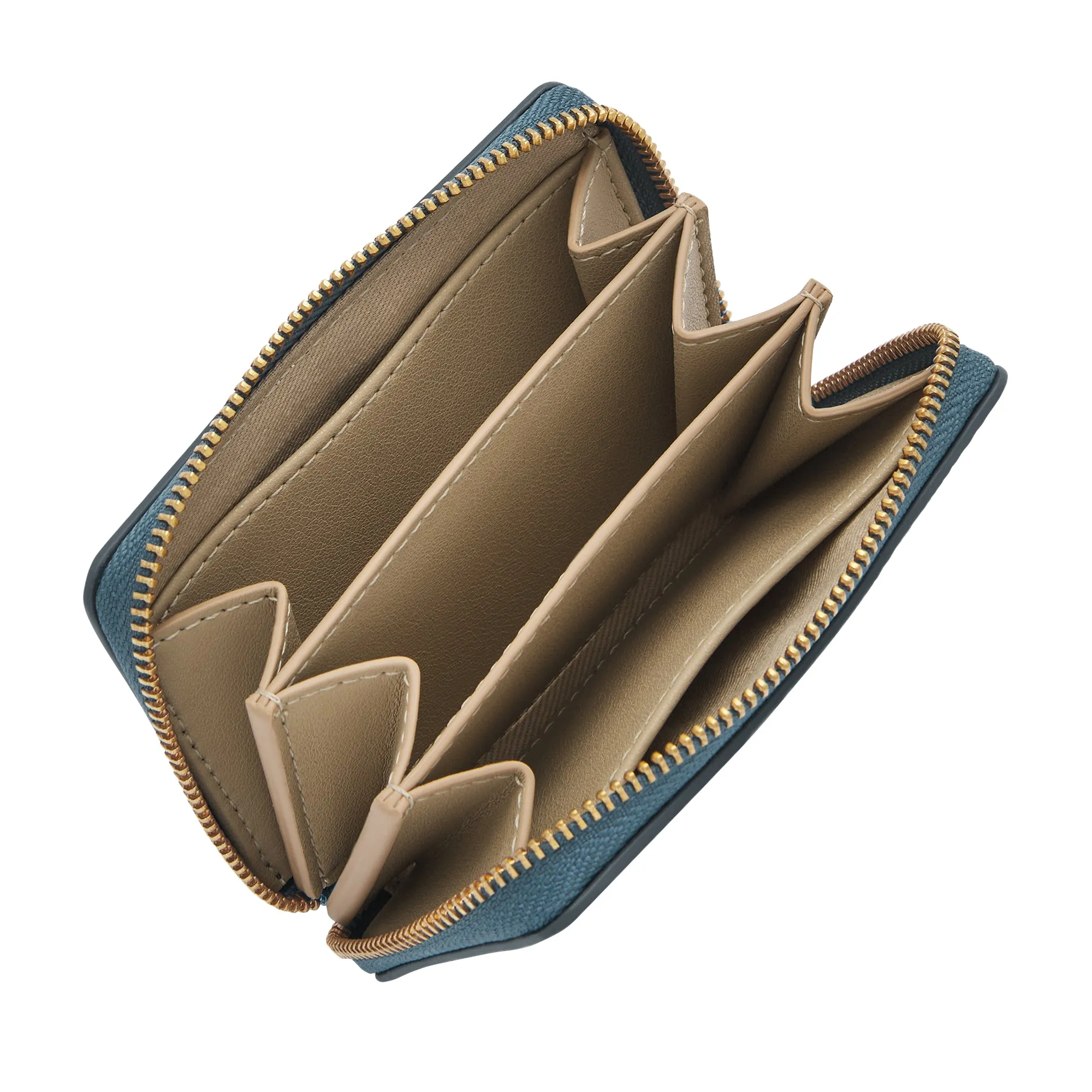 Logan RFID Zip Around Card Case