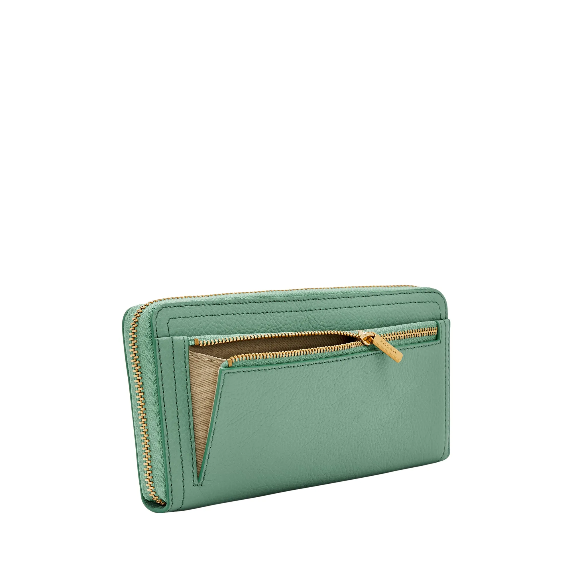 Logan RFID Zip Around Clutch
