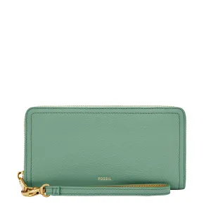 Logan RFID Zip Around Clutch