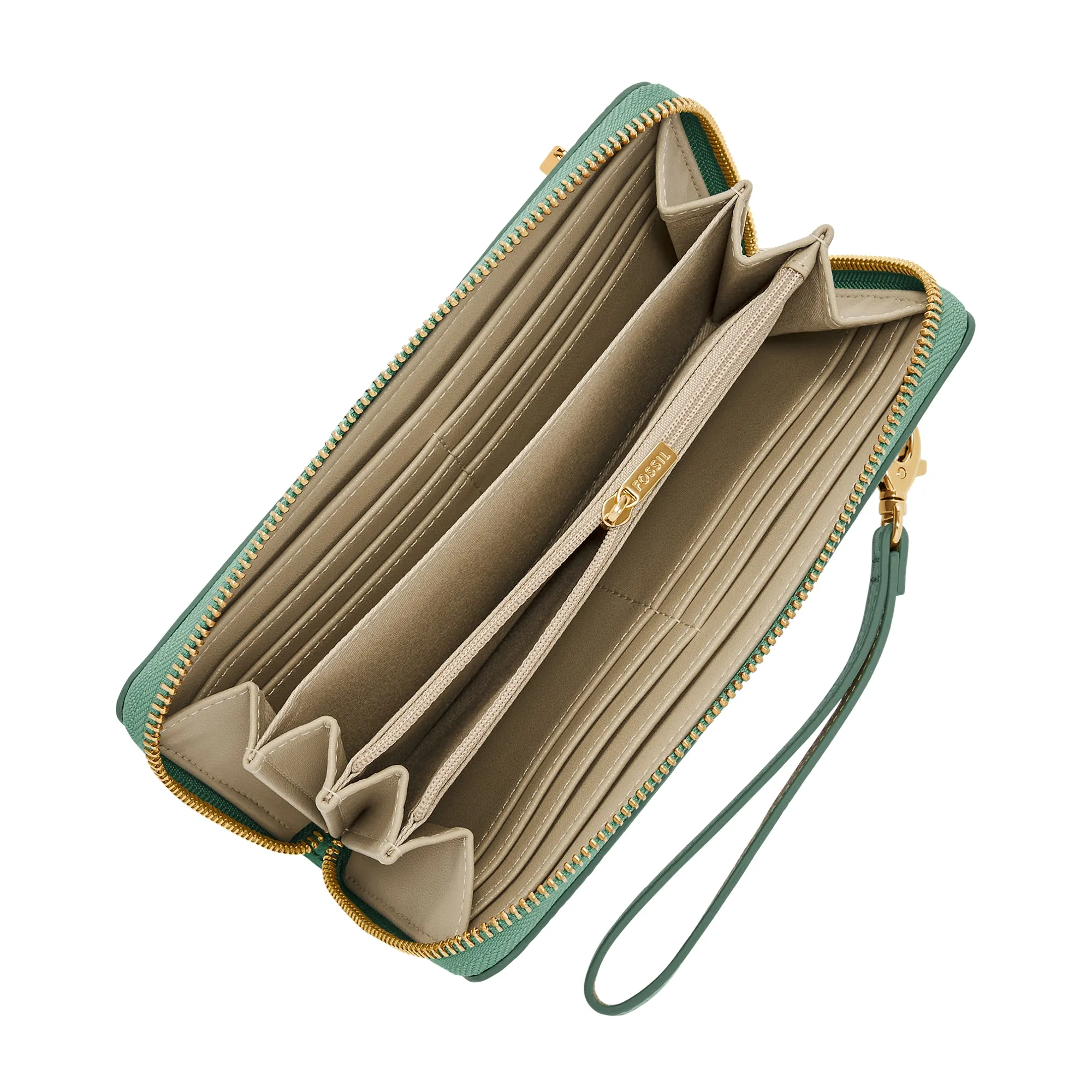 Logan RFID Zip Around Clutch