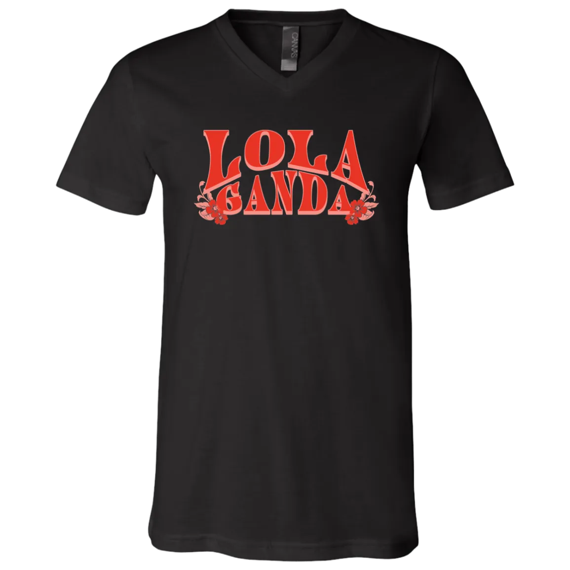 Lola Ganda Unisex Jersey V-Neck T-Shirt