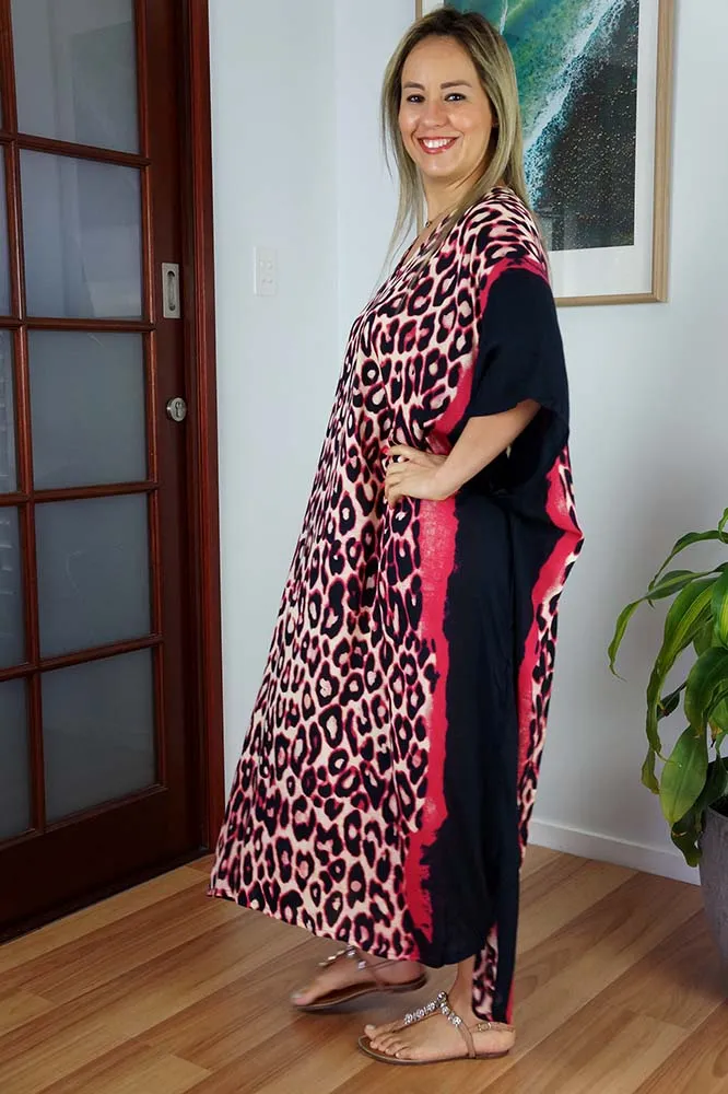 Long Kaftan Leopard