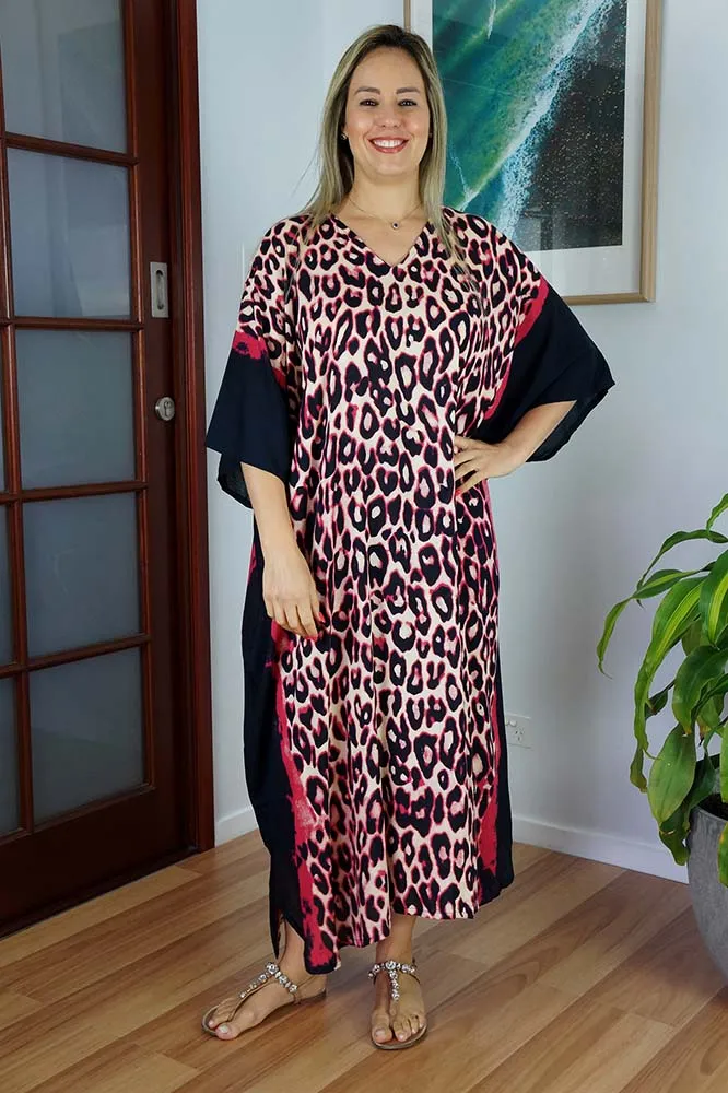 Long Kaftan Leopard