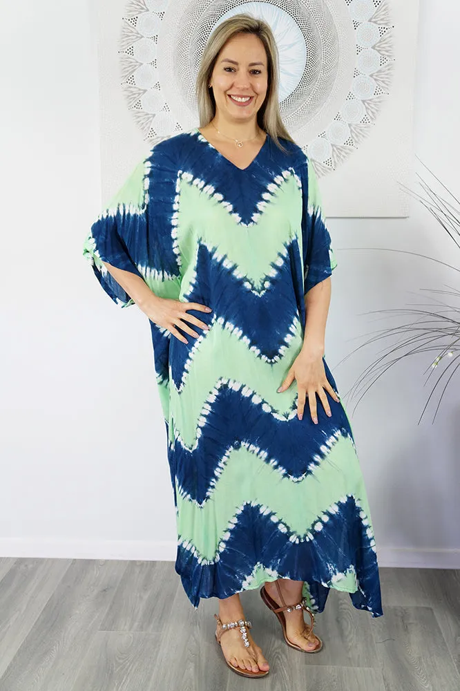 Long Kaftan "Culture" Tie Dye
