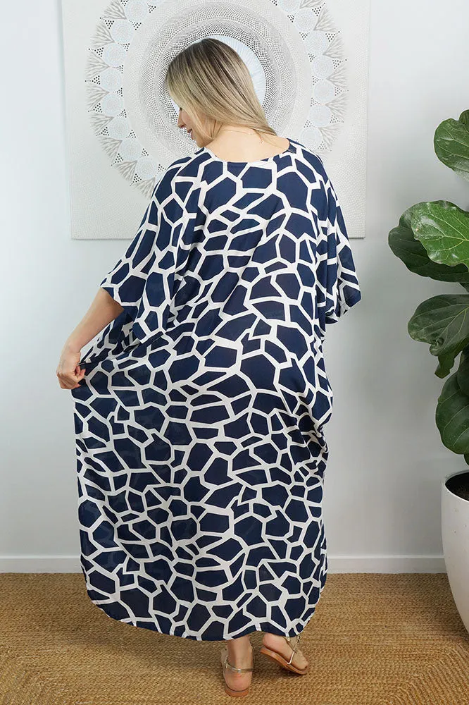 Long Kaftan "Giraffe