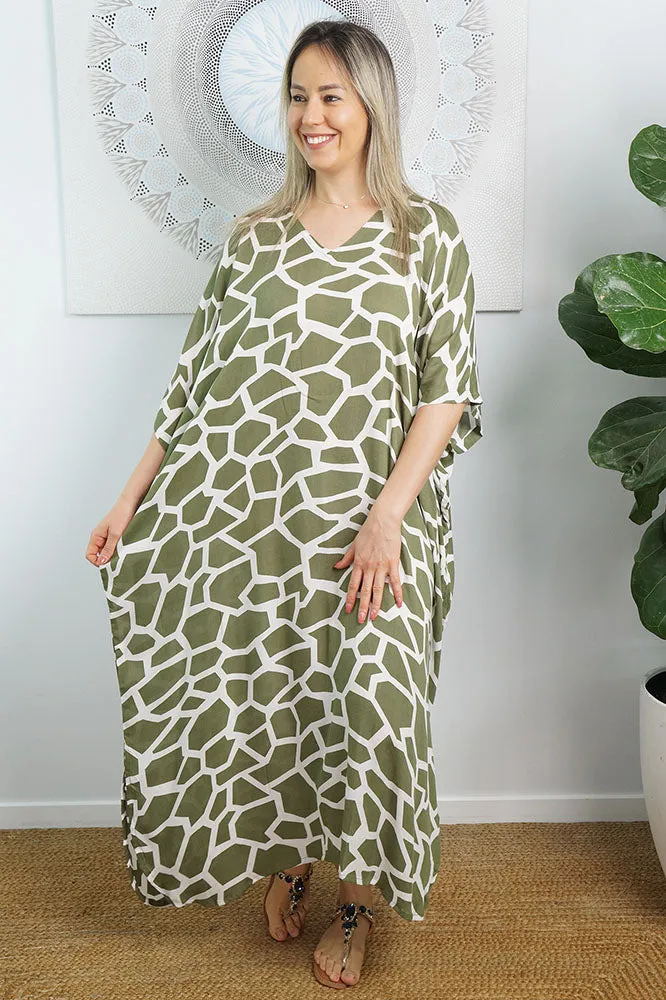 Long Kaftan "Giraffe