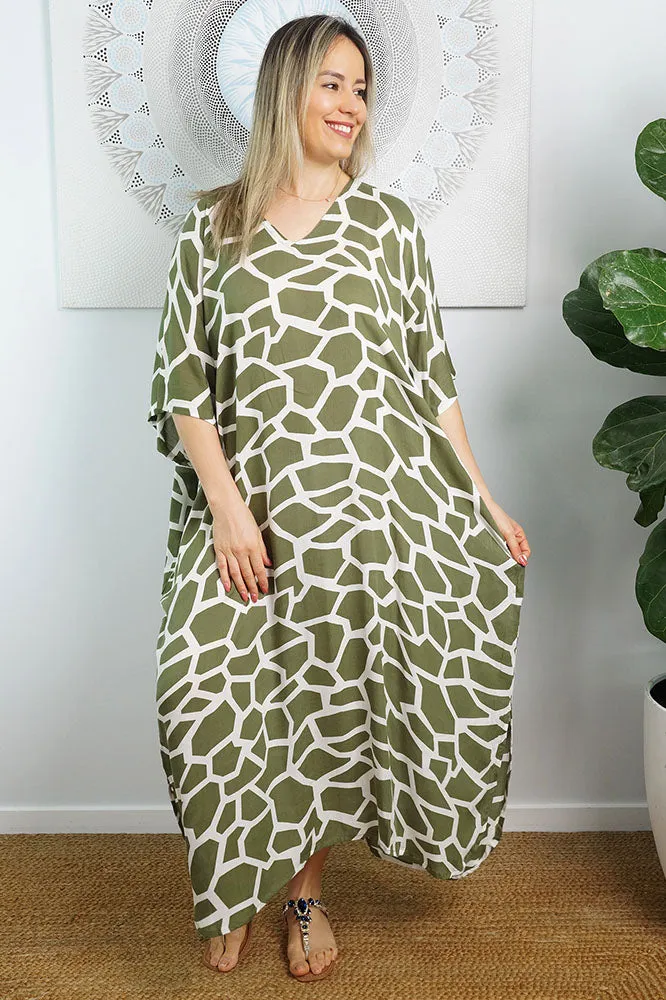 Long Kaftan "Giraffe
