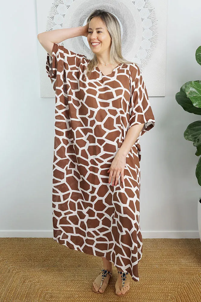 Long Kaftan "Giraffe