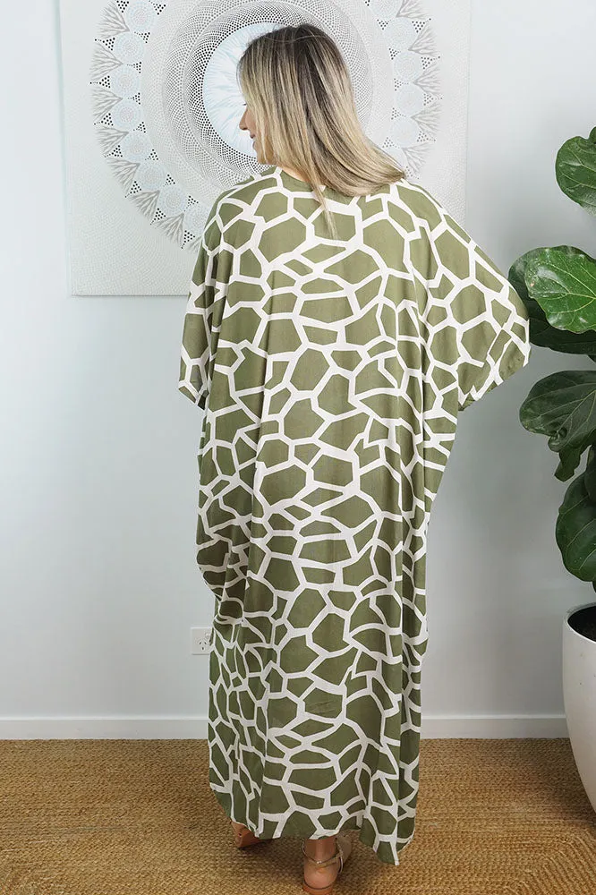 Long Kaftan "Giraffe