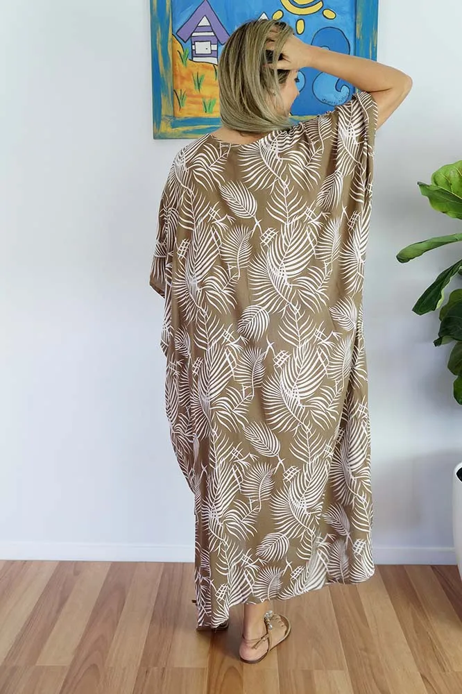Long Kaftan "Palm Cove"