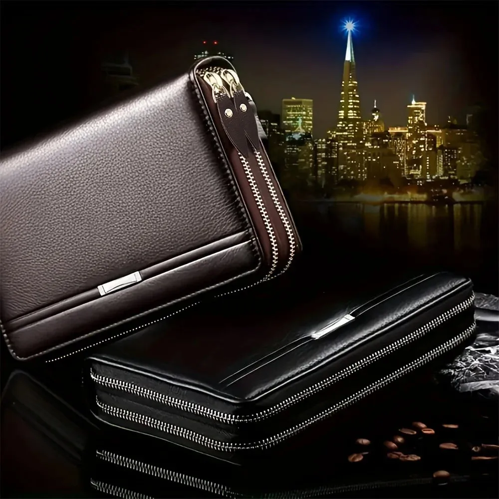 Long Leather Men's Wallet