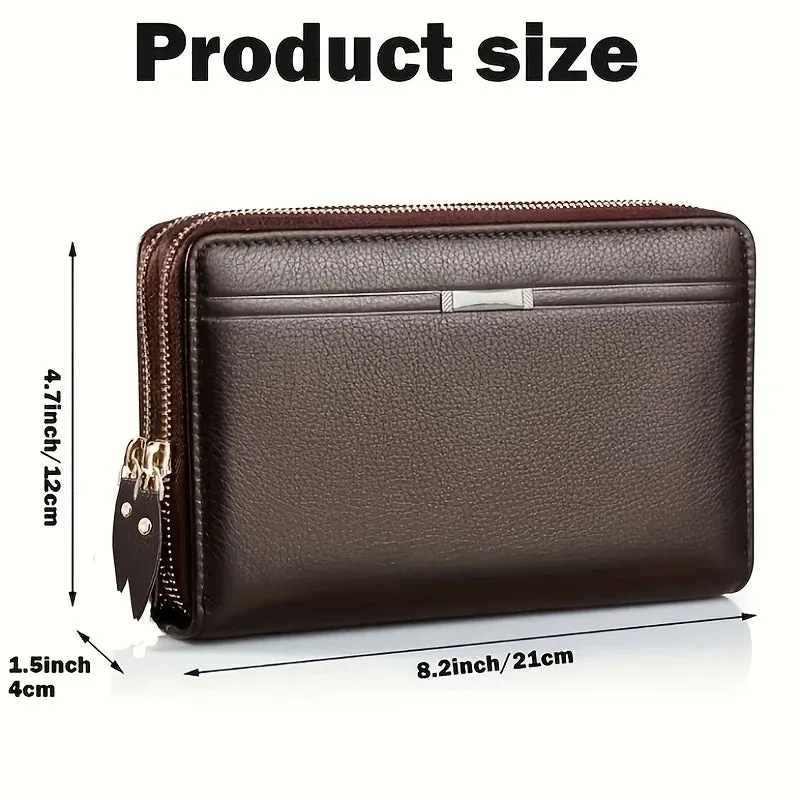 Long Leather Men's Wallet
