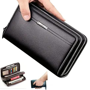 Long Leather Men's Wallet