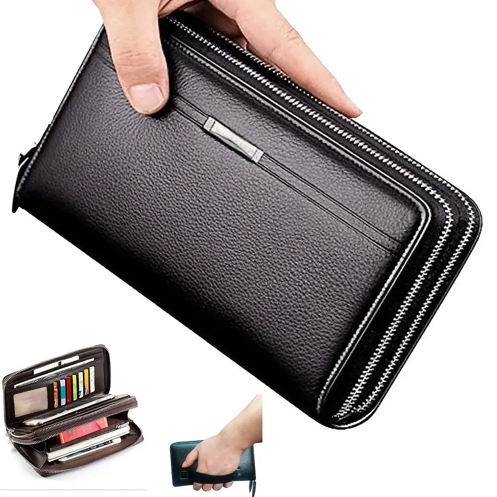 Long Leather Men's Wallet