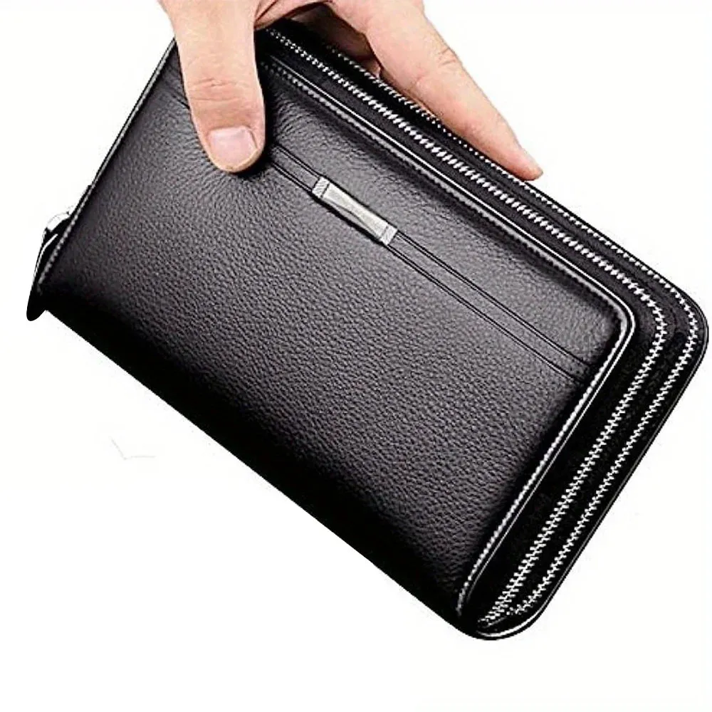Long Leather Men's Wallet