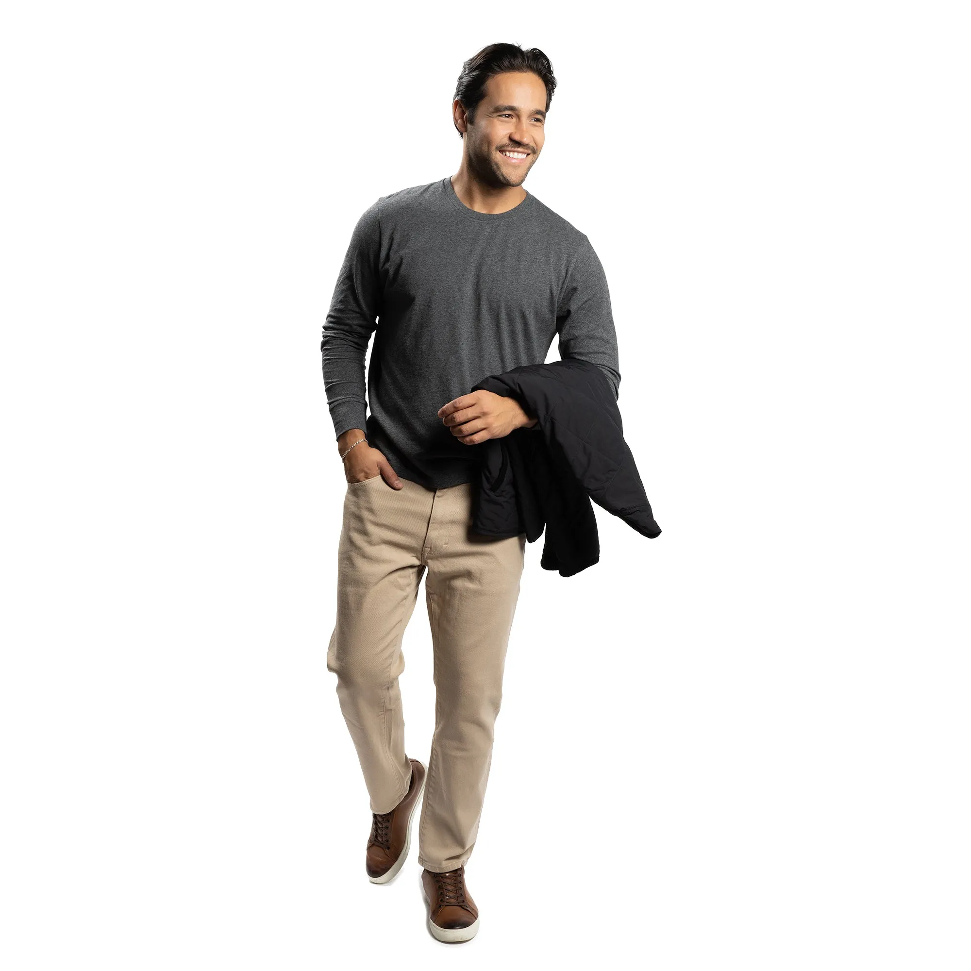 Long Sleeve T-Shirt - Charcoal