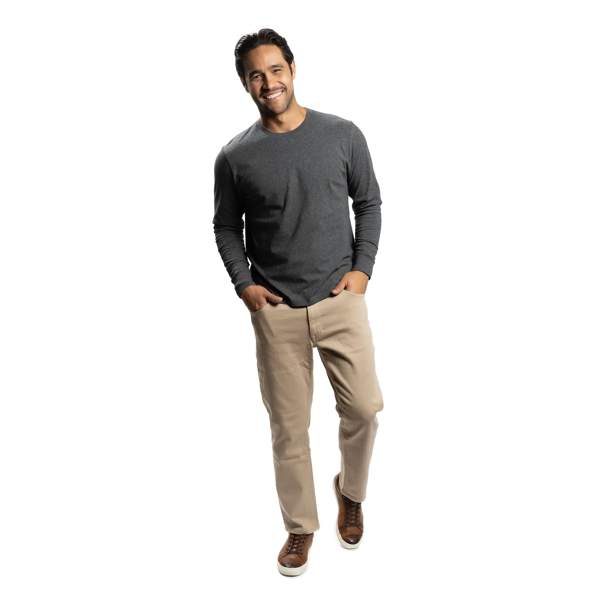 Long Sleeve T-Shirt - Charcoal