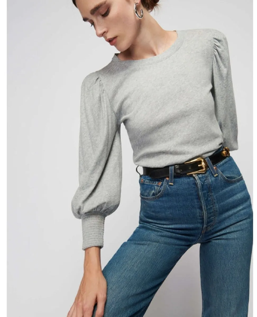 Loren 3/4 Sleeve Heather Grey