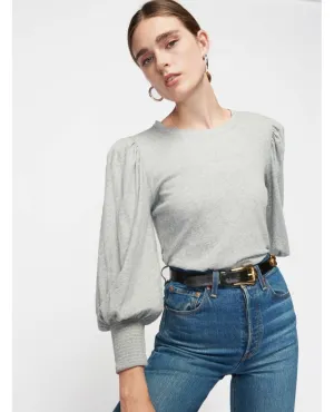 Loren 3/4 Sleeve Heather Grey