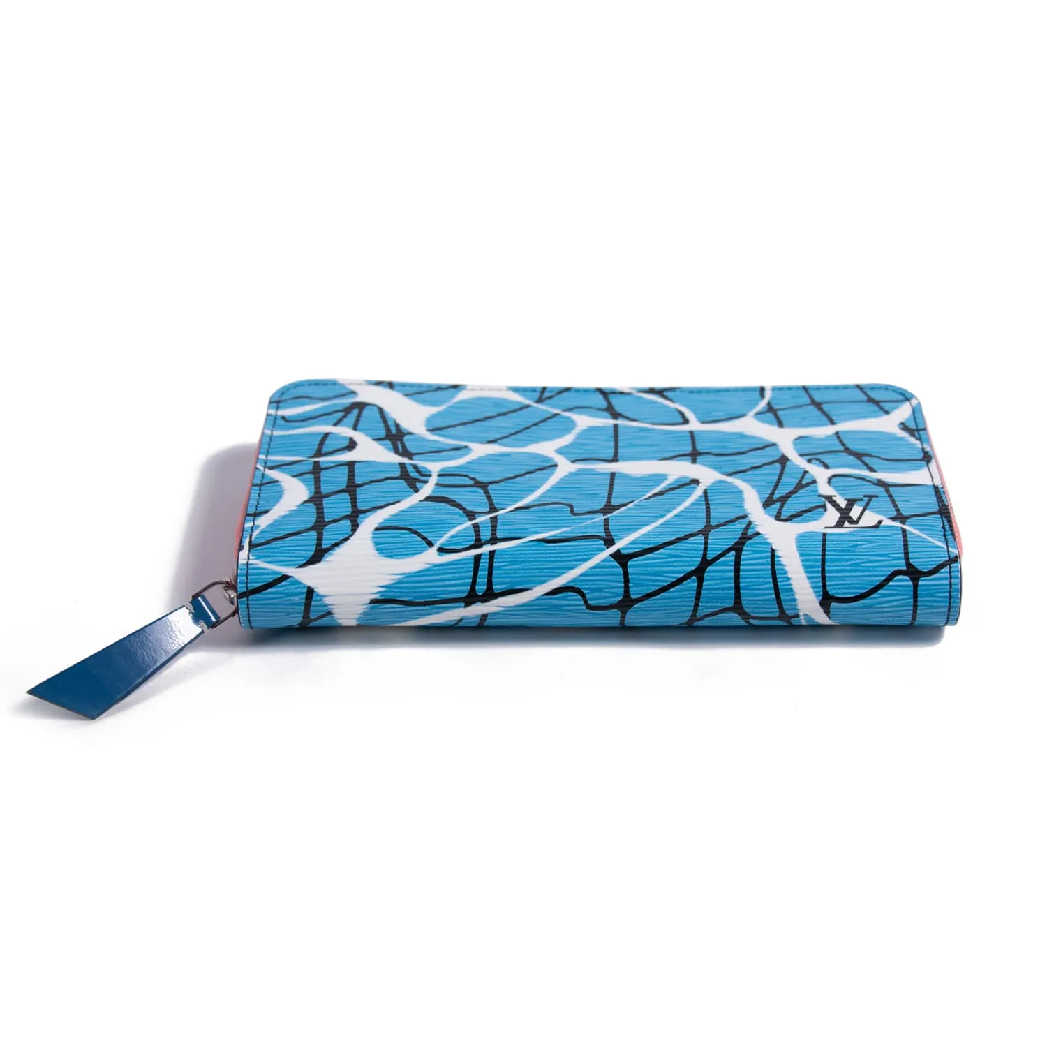 Louis Vuitton Aqua Print Epi Zippy Wallet