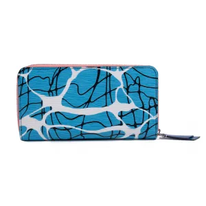 Louis Vuitton Aqua Print Epi Zippy Wallet