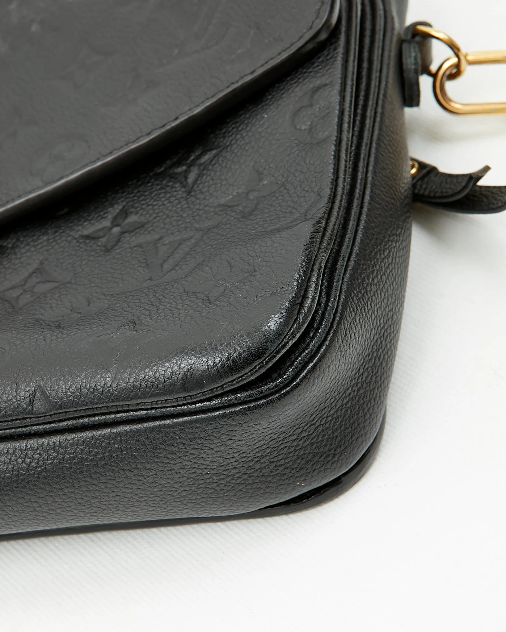 Louis Vuitton Black Empreinte Monogram Pochette Metis Bag