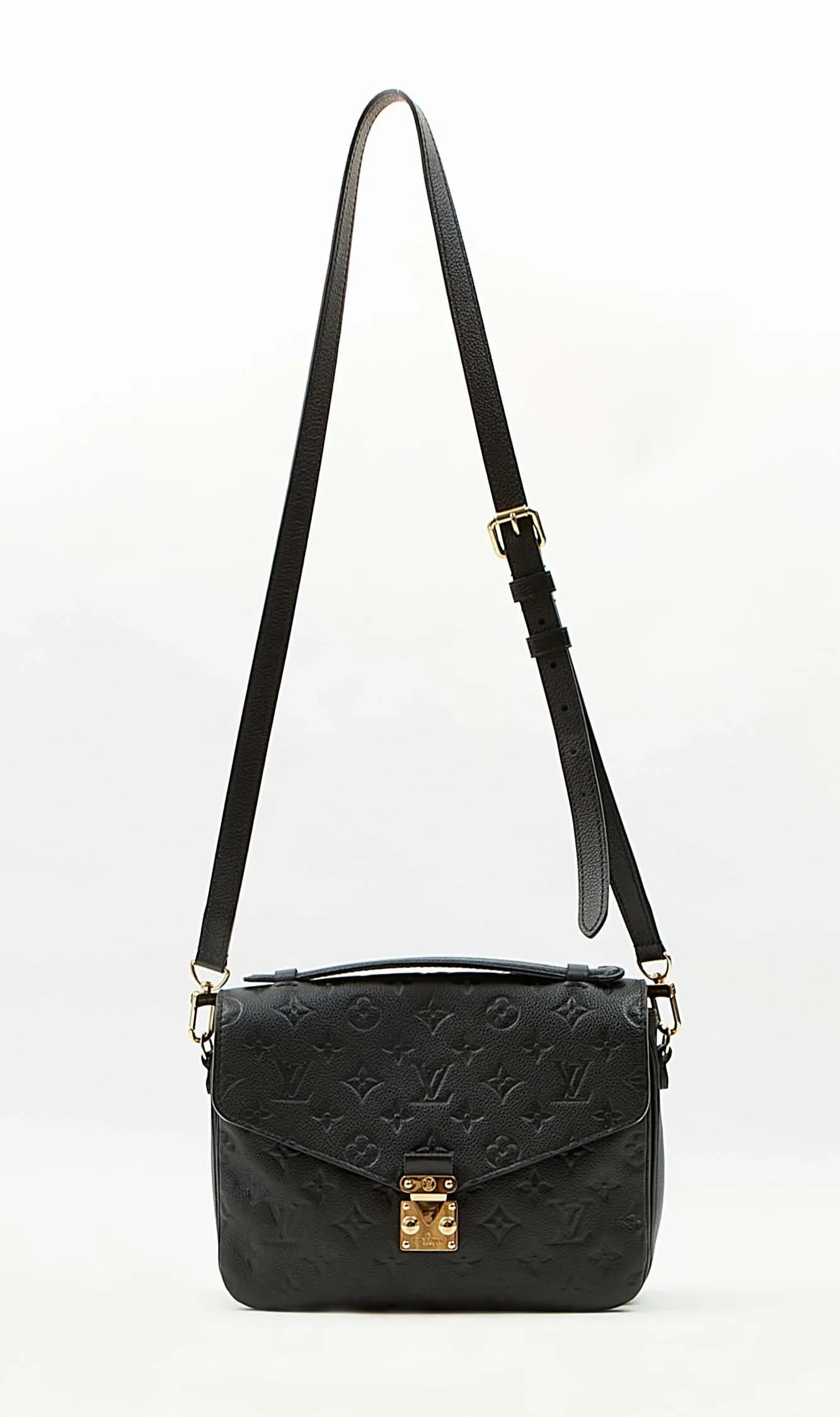 Louis Vuitton Black Empreinte Monogram Pochette Metis Bag