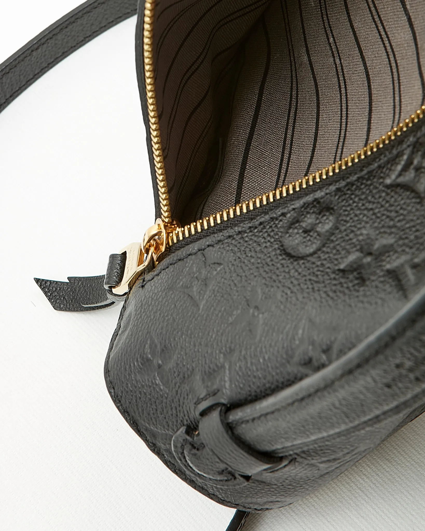 Louis Vuitton Black Empreinte Monogram Pochette Metis Bag