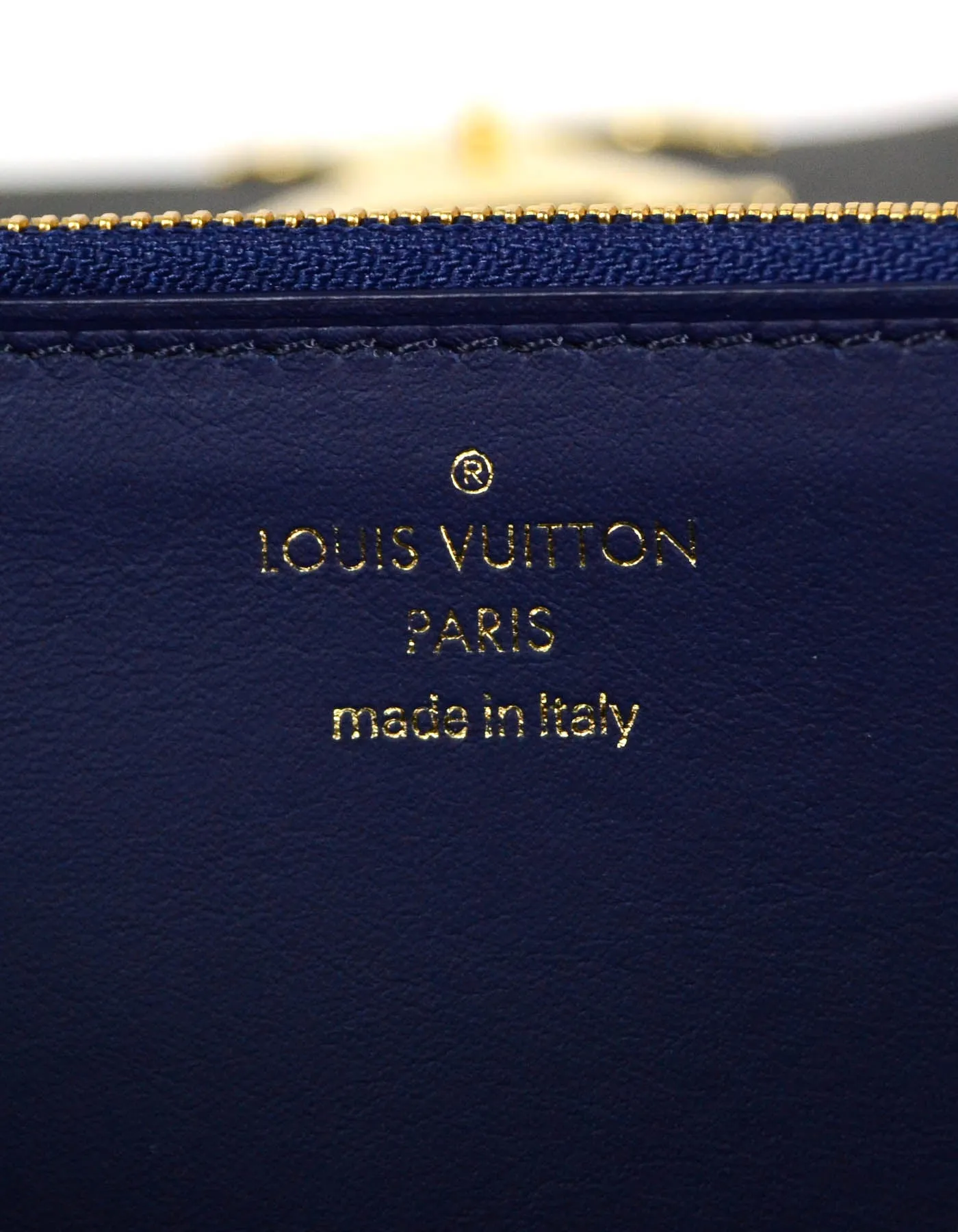 Louis Vuitton Black Leather Capucines Studded Wallet