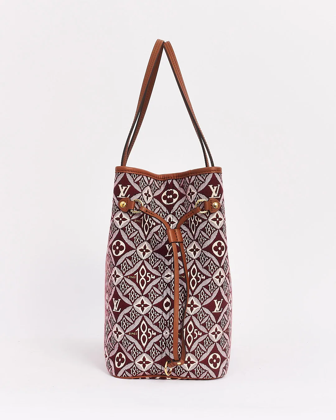 Louis Vuitton Bordeaux Monogram Jacquard Since 1854 Neverfull MM