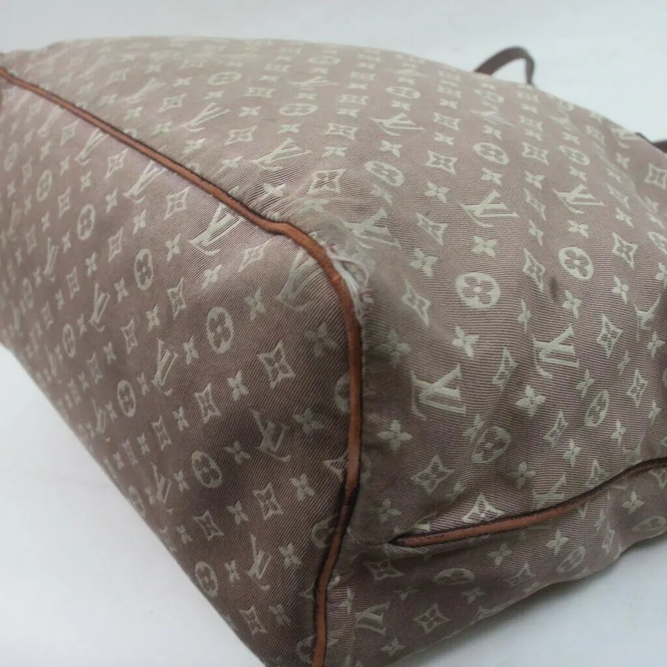 Louis Vuitton Bordeaux Monogram Mini Lin Idylle Neverfull MM Tote Bag  863374